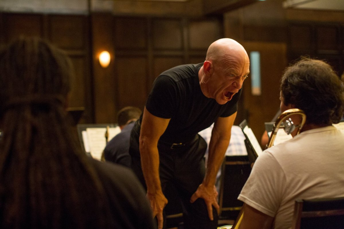 JK Simmons in Whiplash