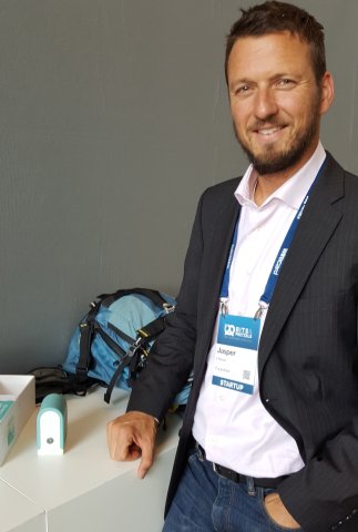 Jasper Ettema und sein PocketDefi. Jasper Ettema und sein PocketDefi.