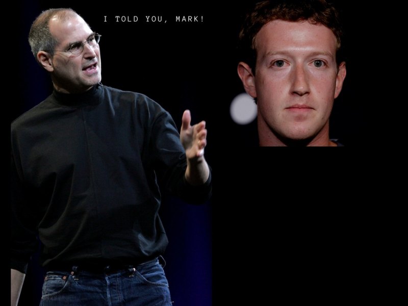 Steve Jobs / Mark Zuckerberg