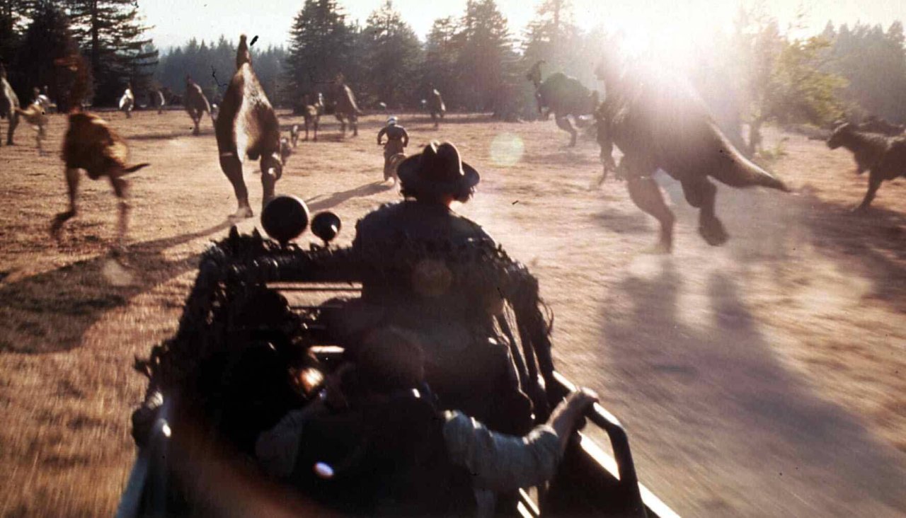 Steven Spielberg verwendete in Jurassic Park die CGI-Effekte bewusst enorm sparsam.