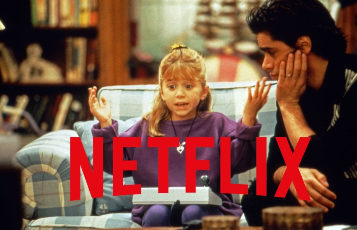 Olsen Zwilling und John Stamos in Full House auf Netflix