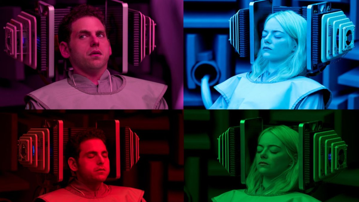 Emma Stone und Jonah Hill spielen die Hauptrollen in "Maniac" - eine der neuen Netflix-Serien im September 2018.