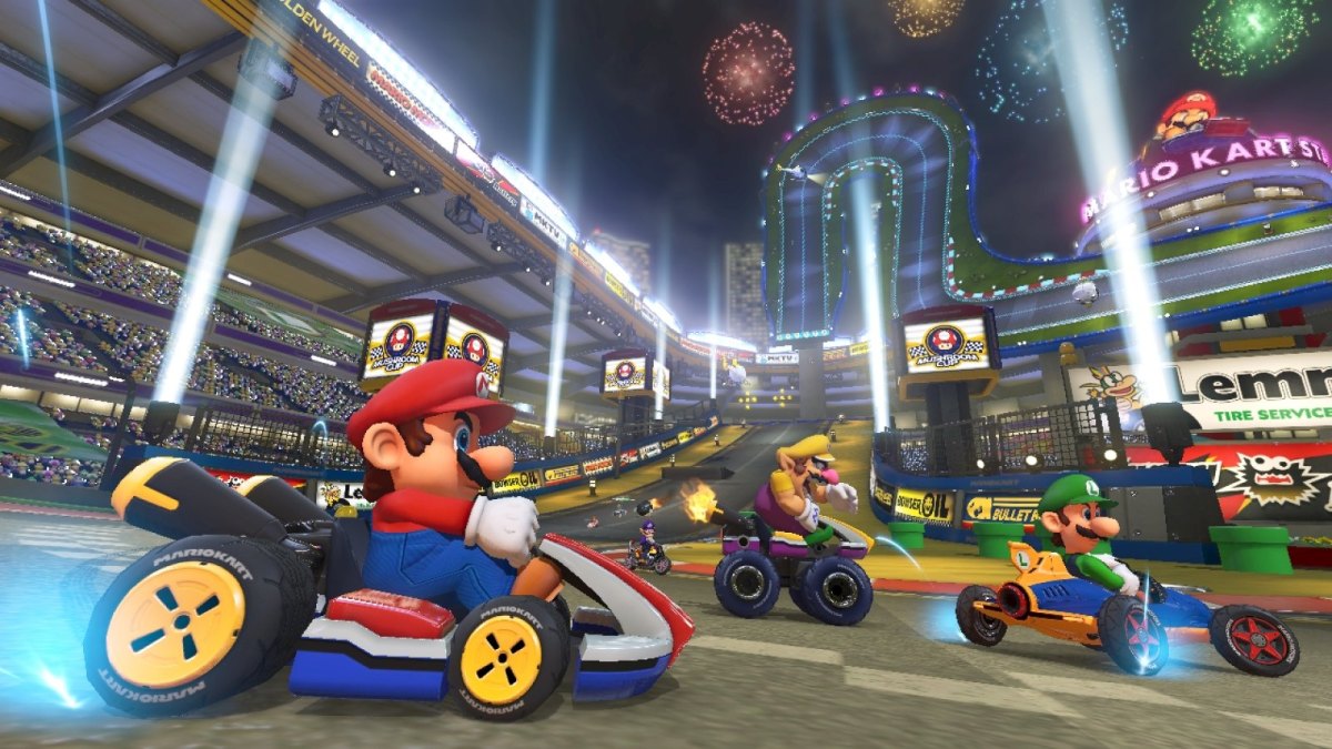 Screenshot aus „Mario Kart 8“