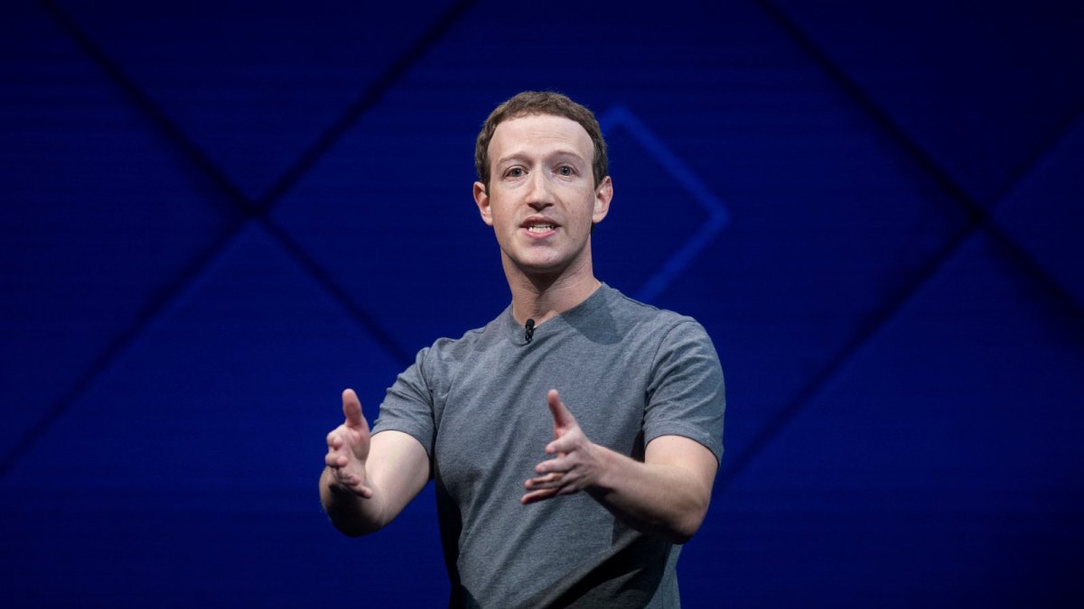 Facebook CEO Mark Zuckerberg speaks at his company's annual F8 developer conference
