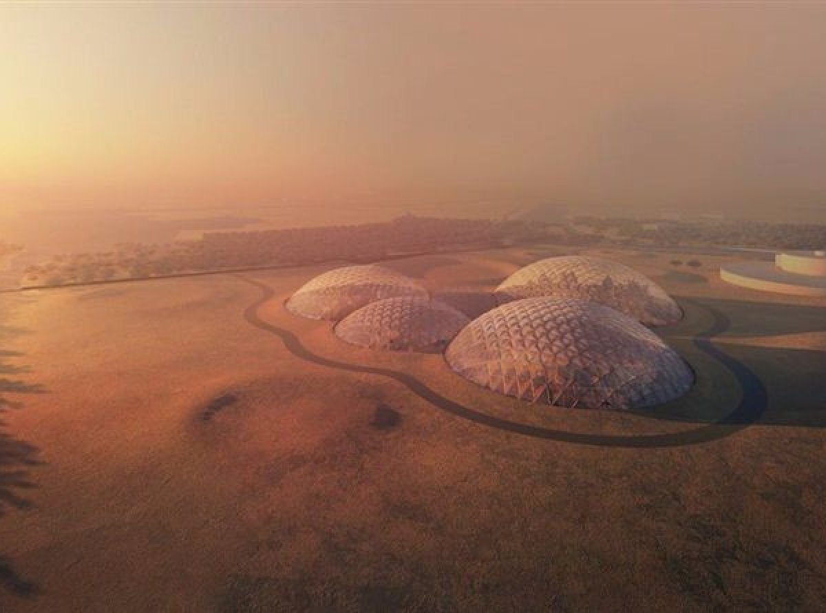 Animation der Mars Science City