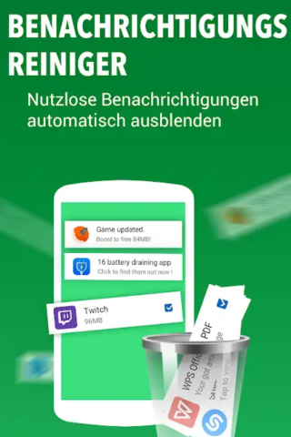 Der Max Cleaner schützt euch vor nervigen Benachrichtigungen.