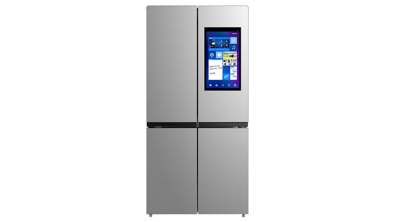 Der Kühlschrank kommt mit einem integrierten 21-Zoll-Touchscreen daher. 