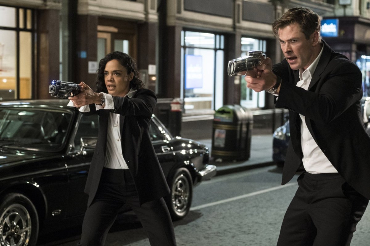 Men in Black International Tessa Thompson Chris Hemsworth