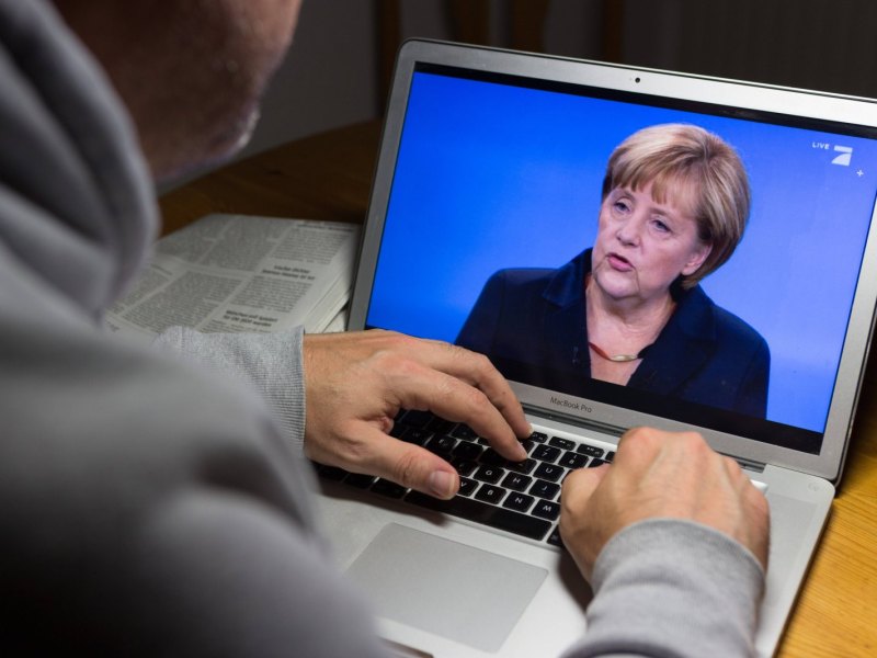 Merkel Laptop