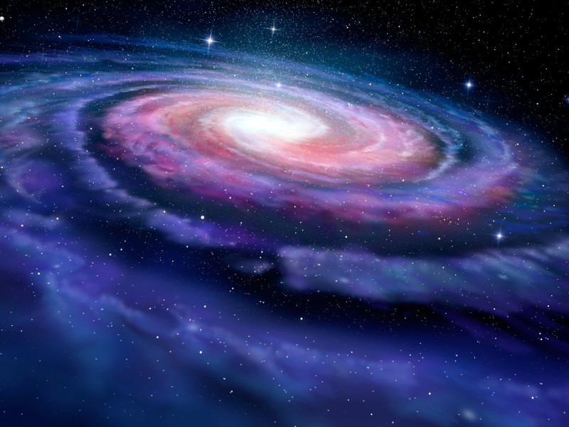 Illustration der Milchstraße