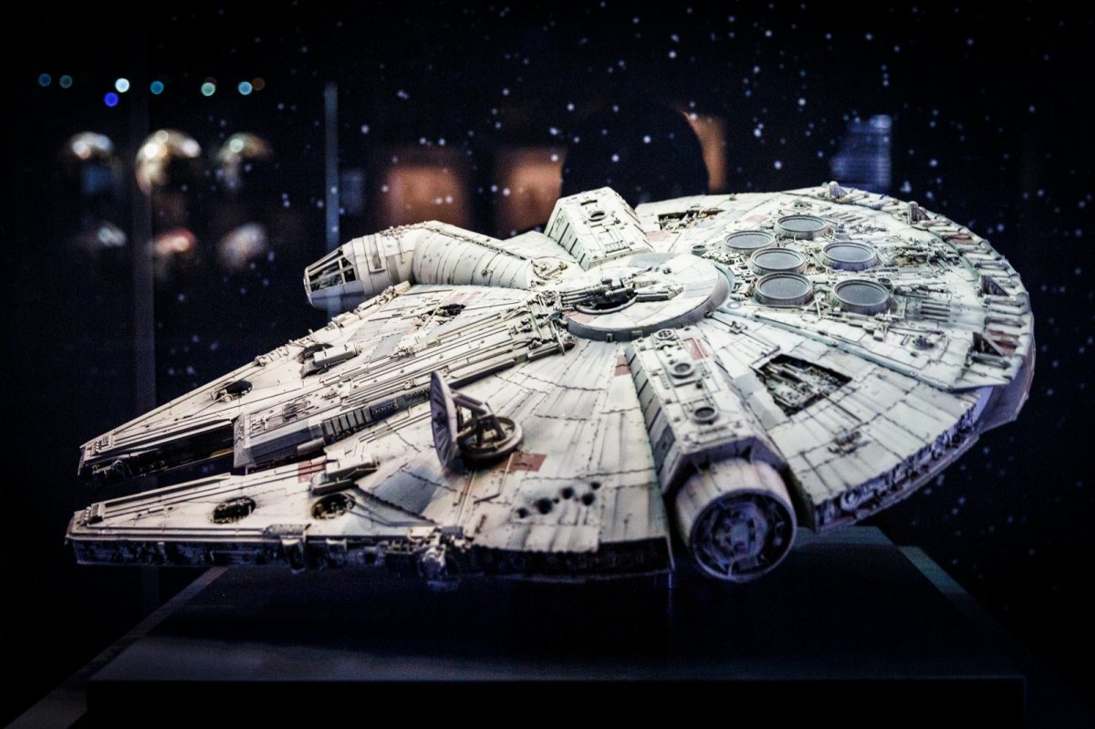 Original-Modell des Millennium Falcon