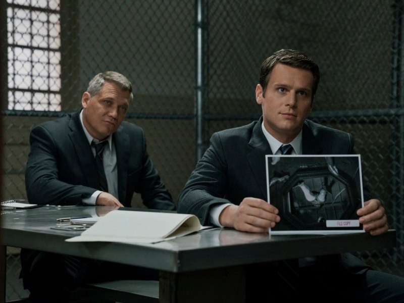 Holden Ford (Jonathan Groff) und Bill Trench (Holt McCallany) in "Mindhunter"