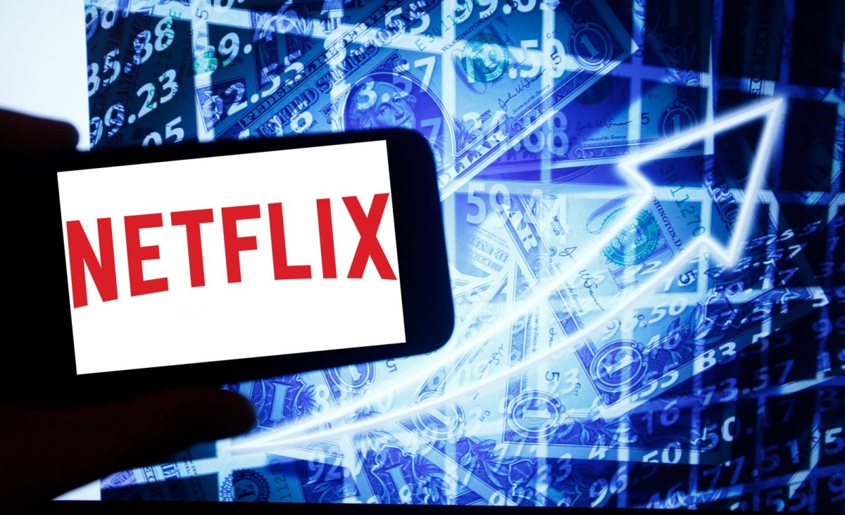 Netflix-Logo auf einem Smartphone