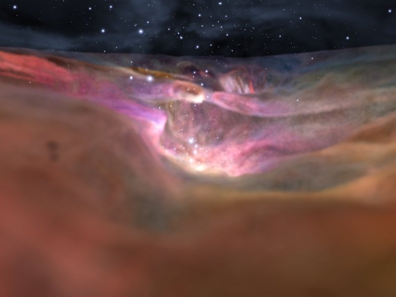 Visualisierung des Orionnebels