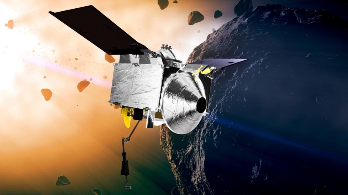 NASA-Sonde OSIRIS-REx (künstlerische Darstellung)