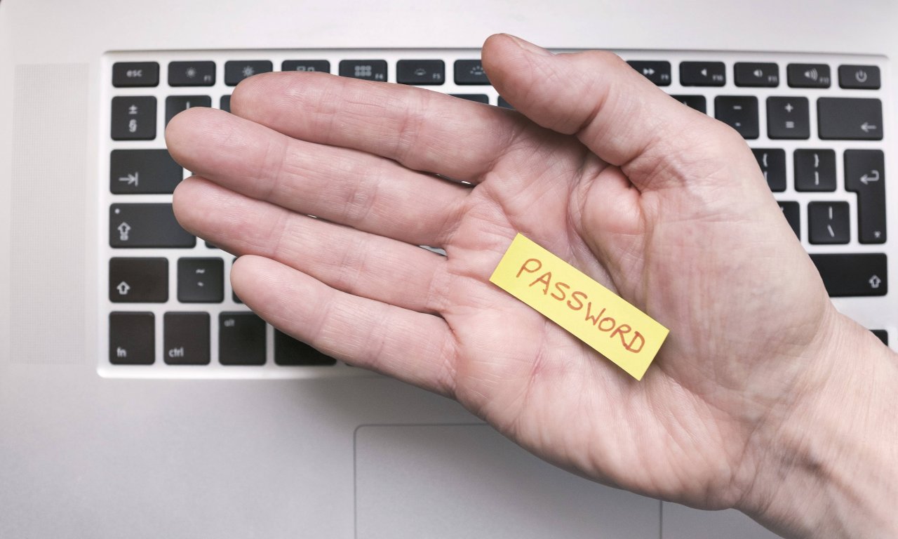 Lege ein Master-Passwort fest, um deine Daten zu schützen. 