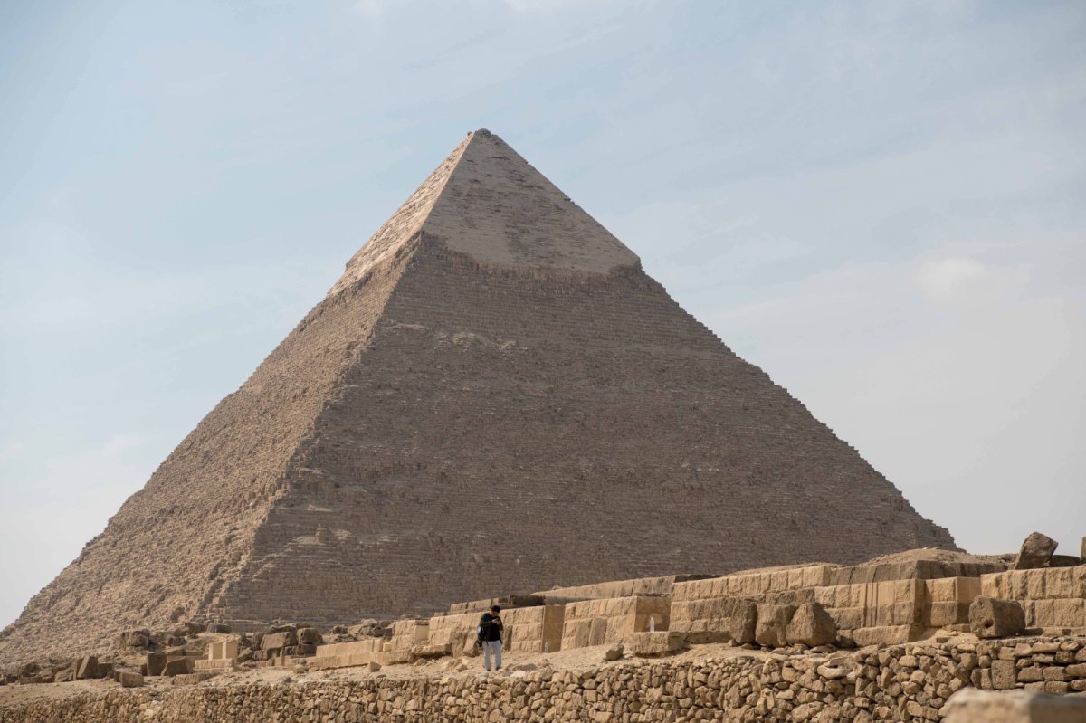 Eine der Pyramiden in Gizeh