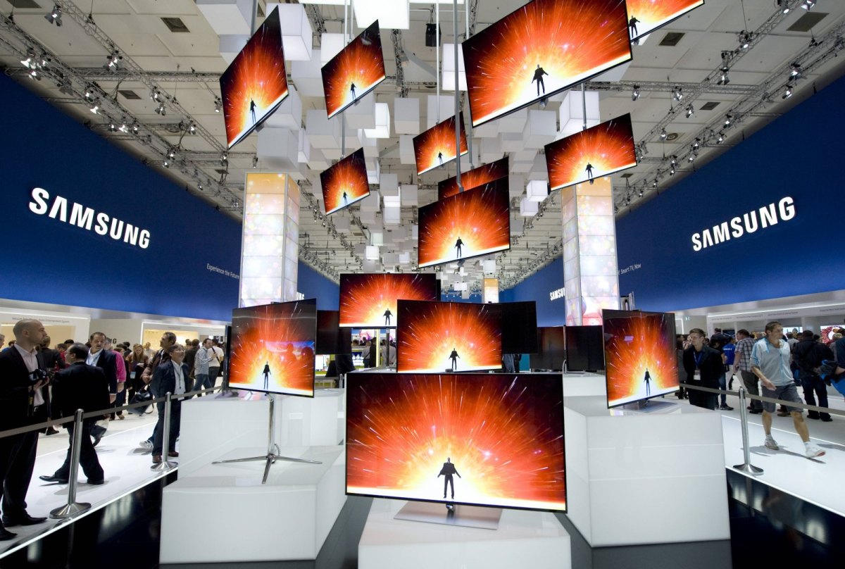 Samsung Fernseher auf der IFA 2012