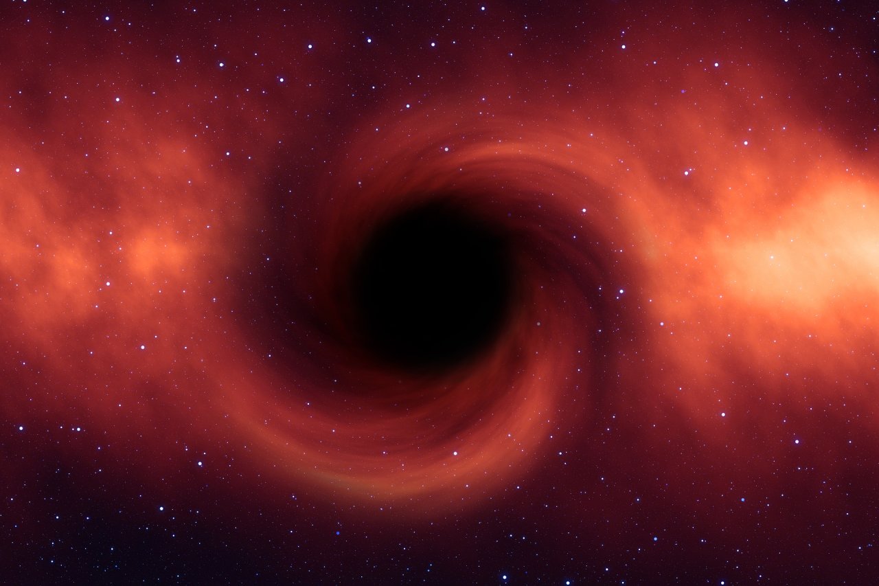 Nicht einmal Radiowellen oder Licht entweicht jemals aus einem Schwarzen Loch.