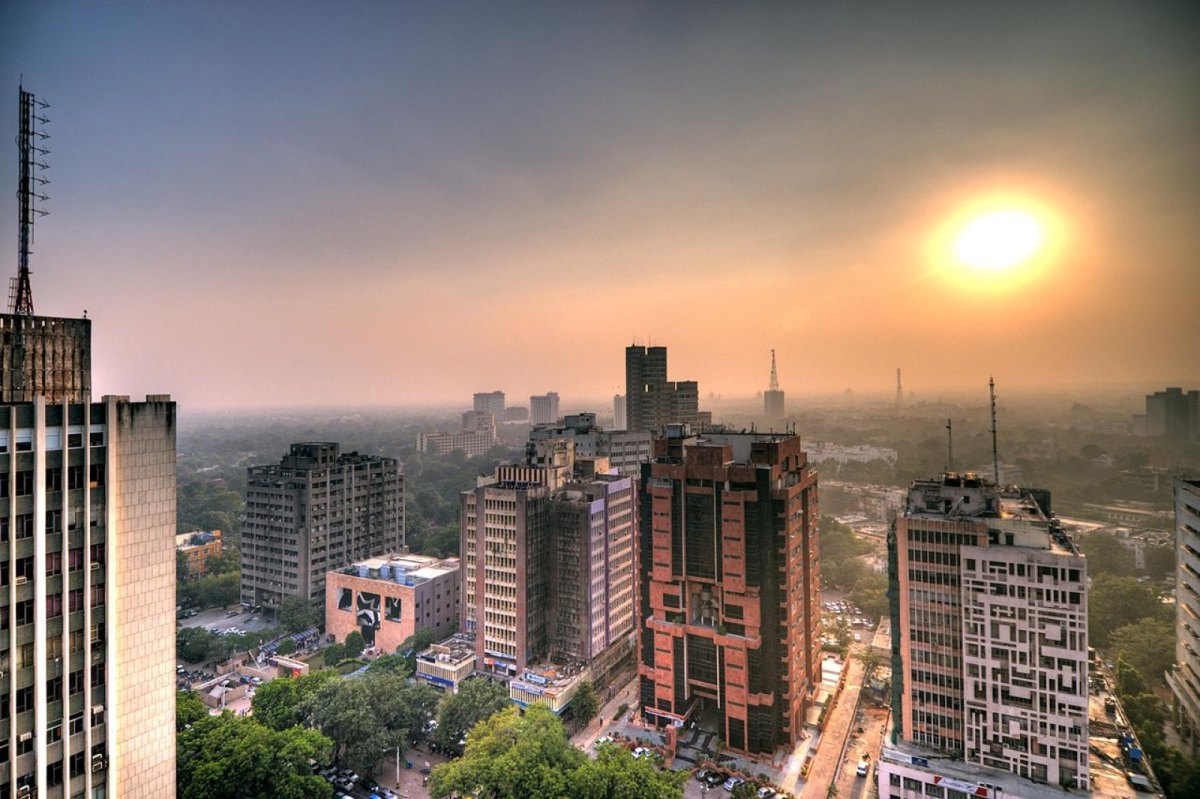 Smog über Delhi