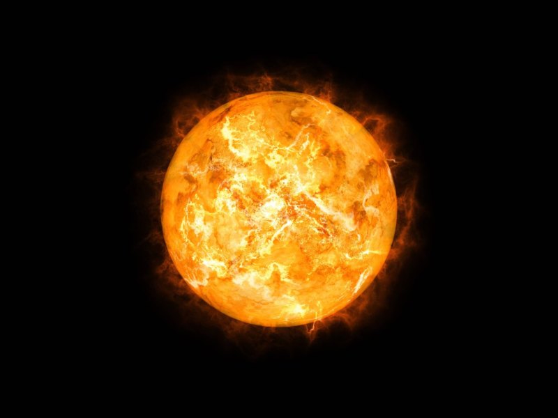 Unsere Erde bekommt eine gute Dosis von der Sonnenwärme ab.