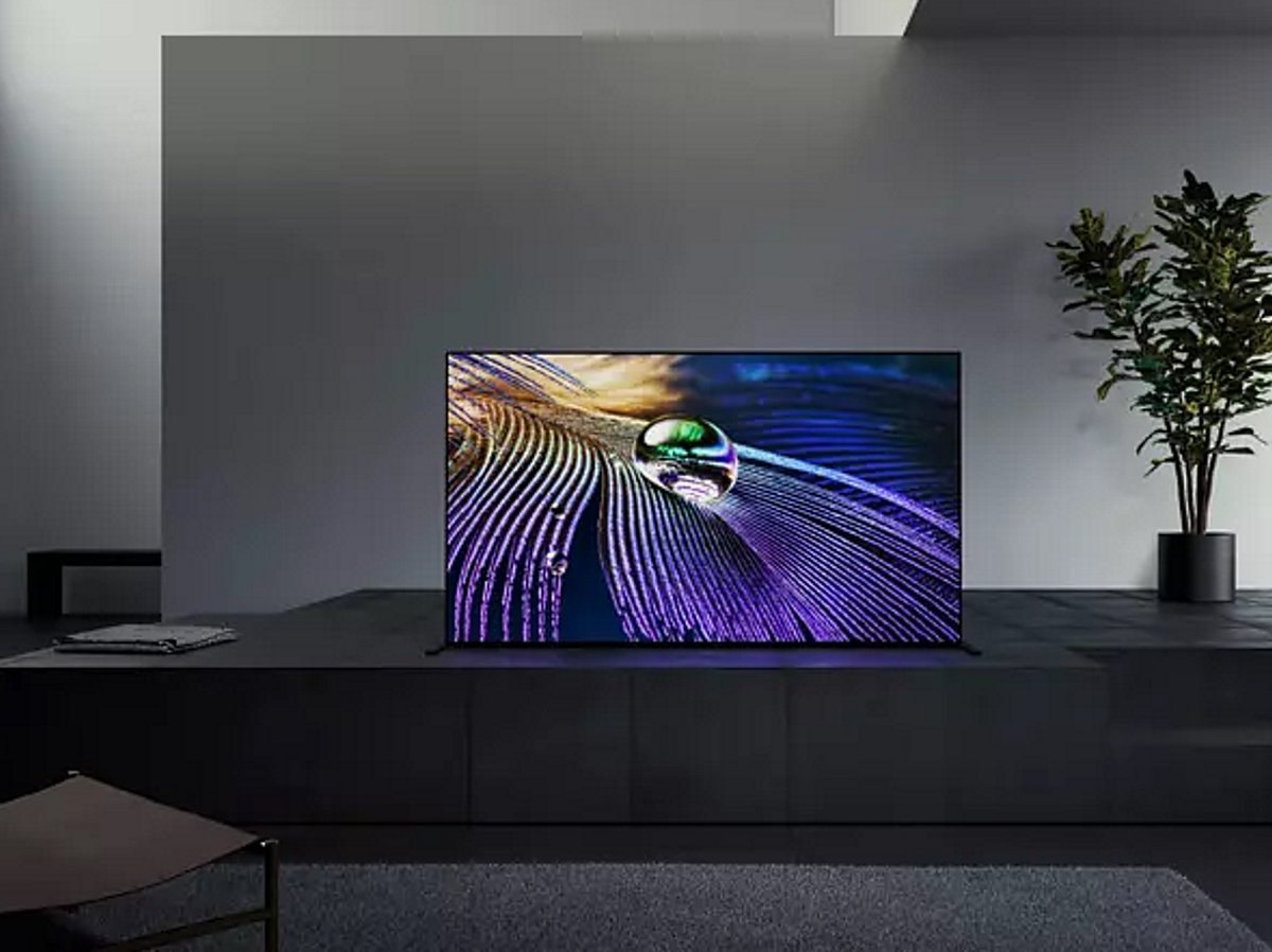 83-Zoll-OLED-TV von Sony im Wohnzimmer.