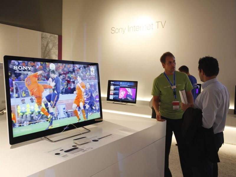 Sony Fernseher auf Messe