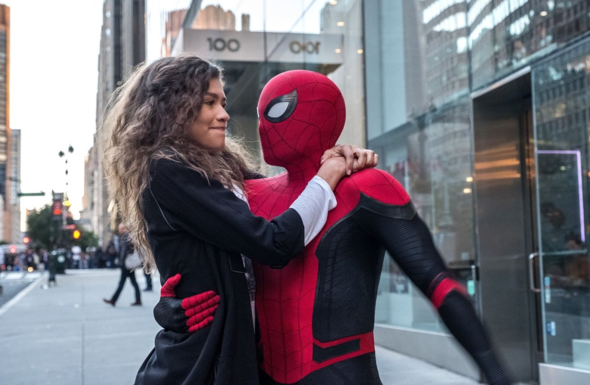 zendaya tom holland spider-man