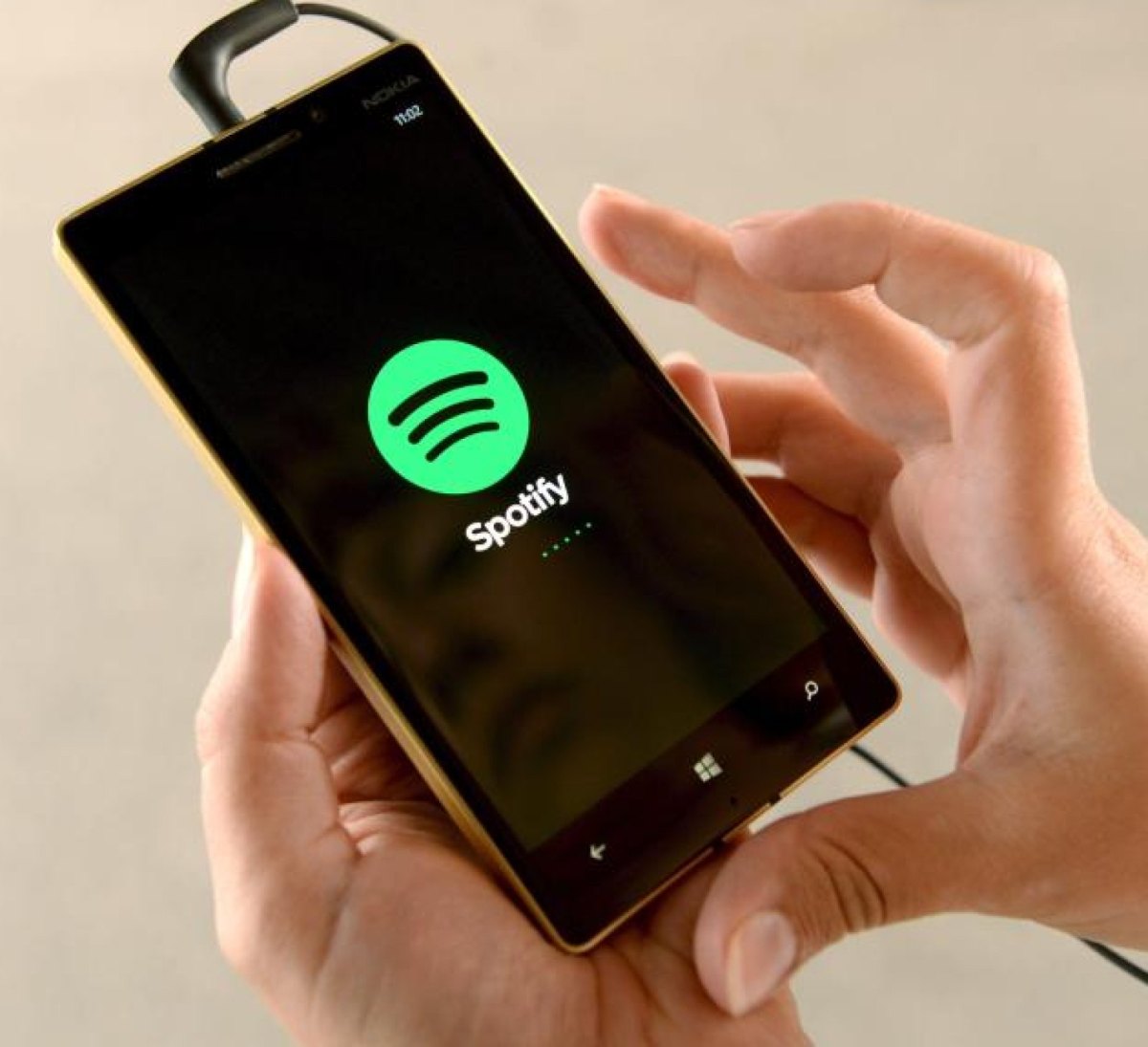 Spotify App auf Smartphone