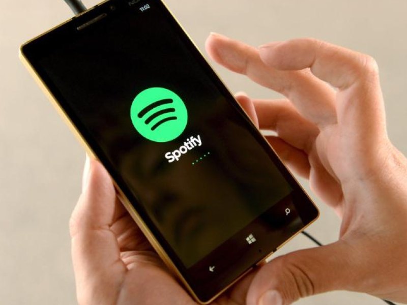 Spotify App auf Smartphone