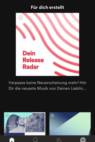 Die Spotify-Playlist "Release Radar" wird allein vom Algorithmus bestimmt.