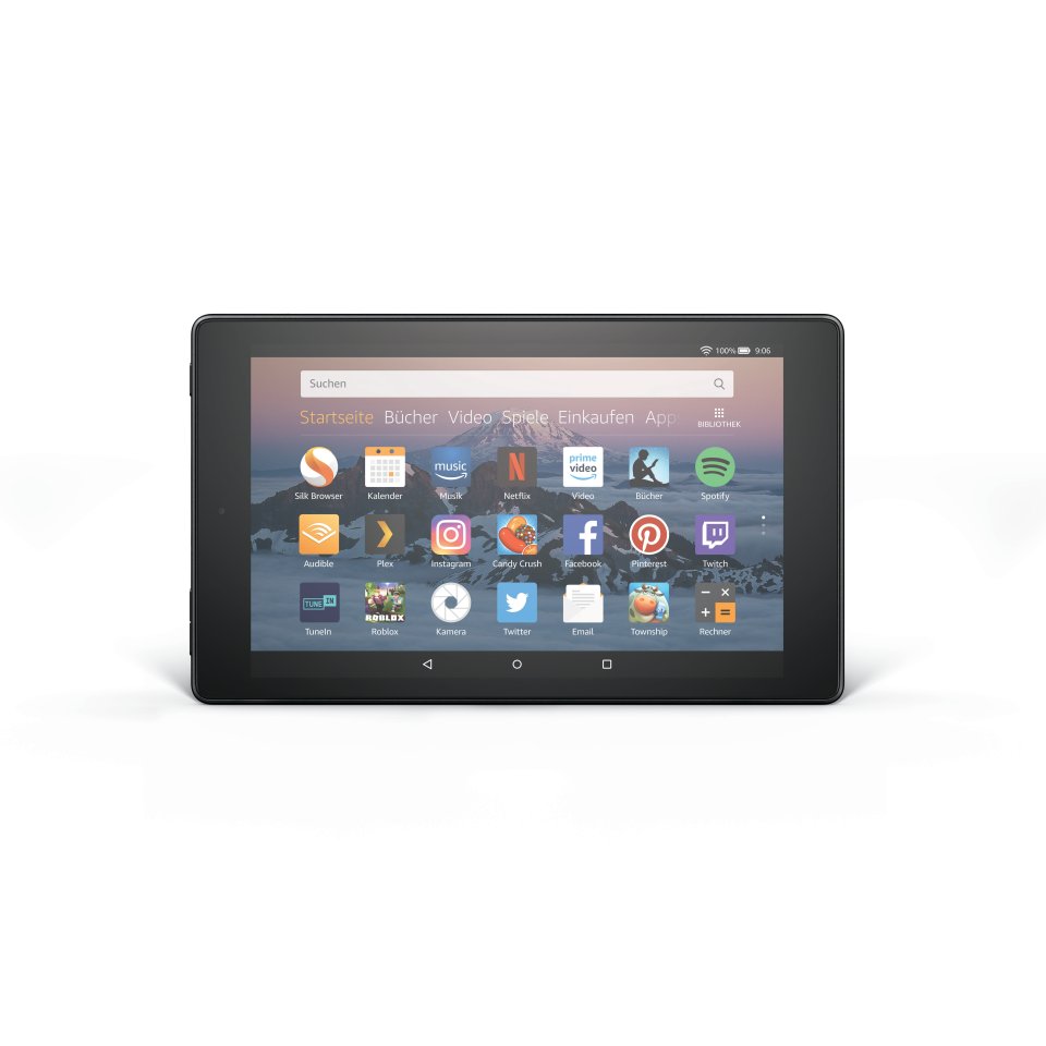 Ein weiteres Tablet von Amazon, das du für unter 100 Euro bekommen kannst: das Amazon Fire HD 8. 