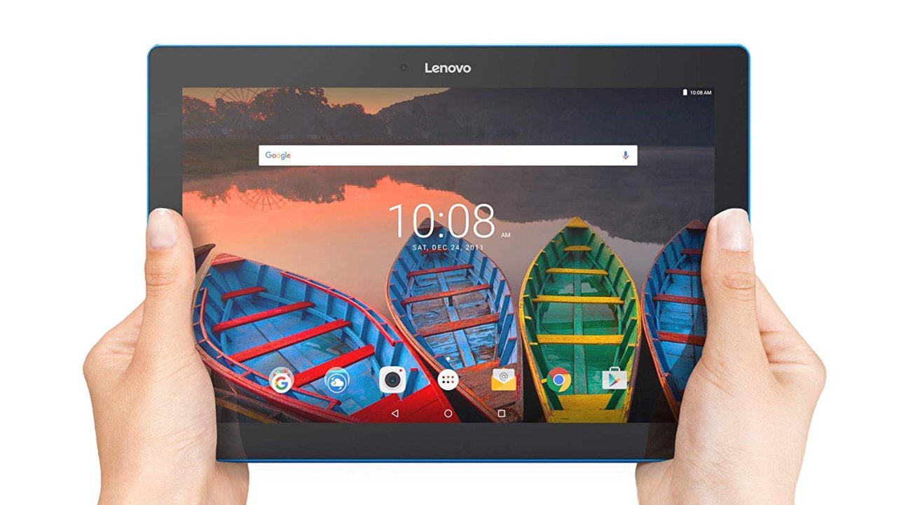 Auch das Lenovo Tab10 kostet weniger als 100 Euro und bietet genug Leistung fürs Geld. 