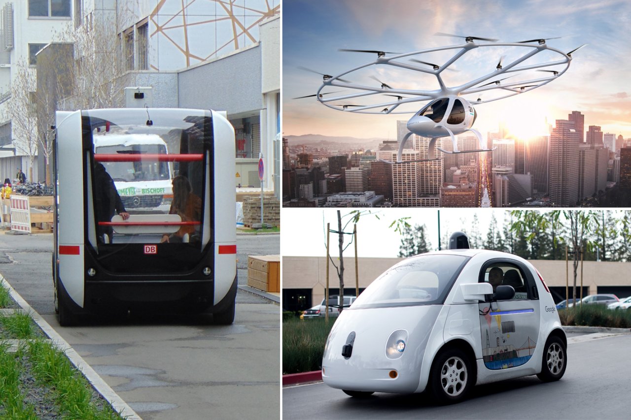 Autos mit "Roboter-Gehirnen" und fliegende Taxis sind heute bereits in der Entwicklung.