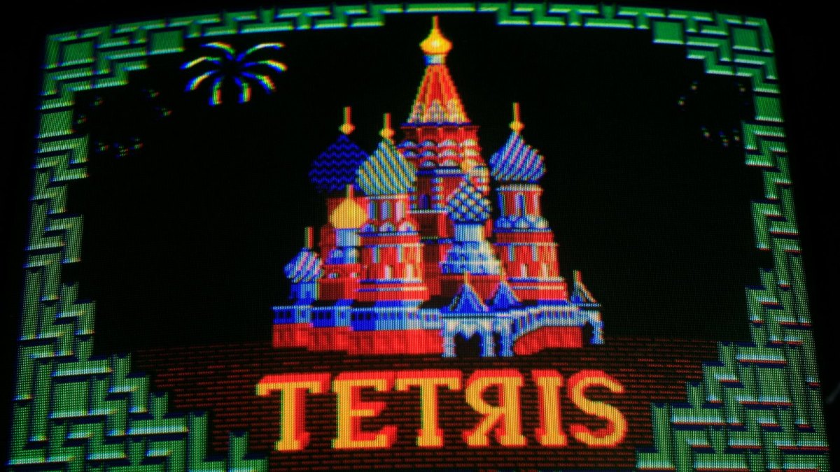 Tetris auf einem Screen