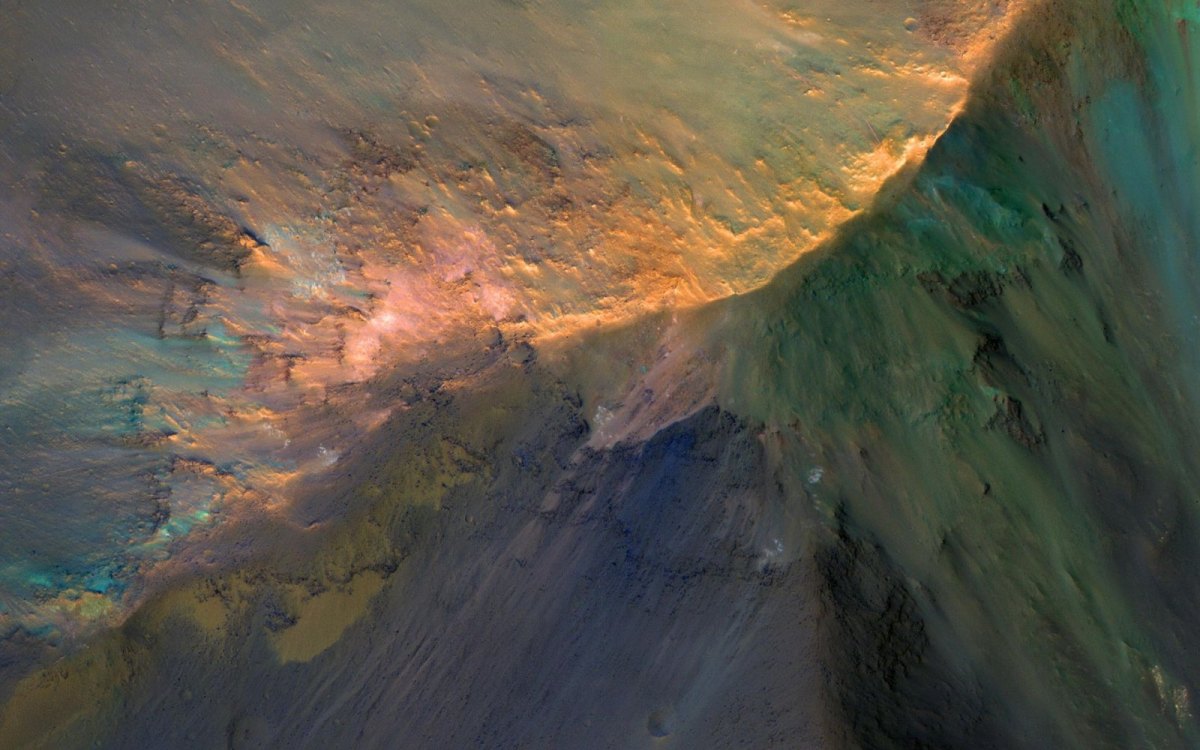 Mars-Bild: Hügel im Juventae Chasma