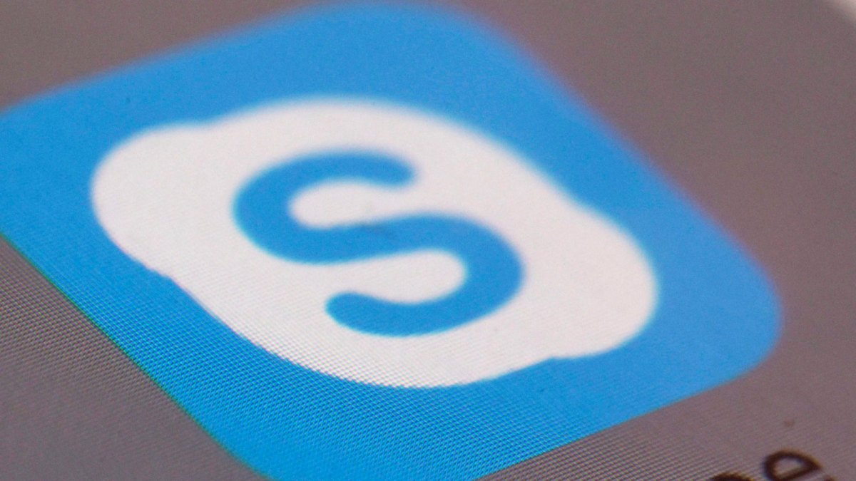 Das Logo von Skype.