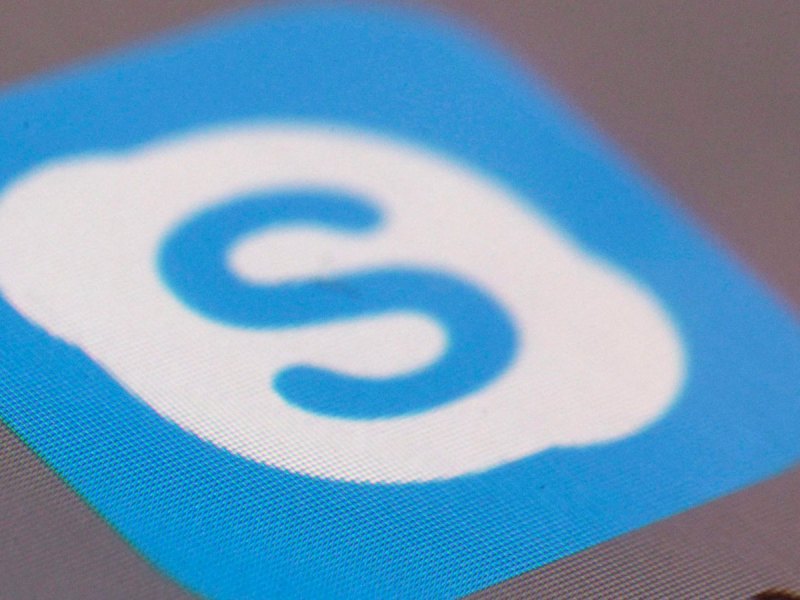Das Logo von Skype.