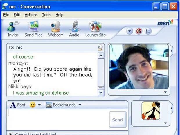 Vor allem unter Jugendlichen war MSN vor zehn Jahren ähnlich populär, wie es WhatsApp heute ist. 