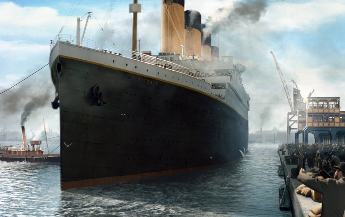 Szene aus dem Kinofilm "Titanic"