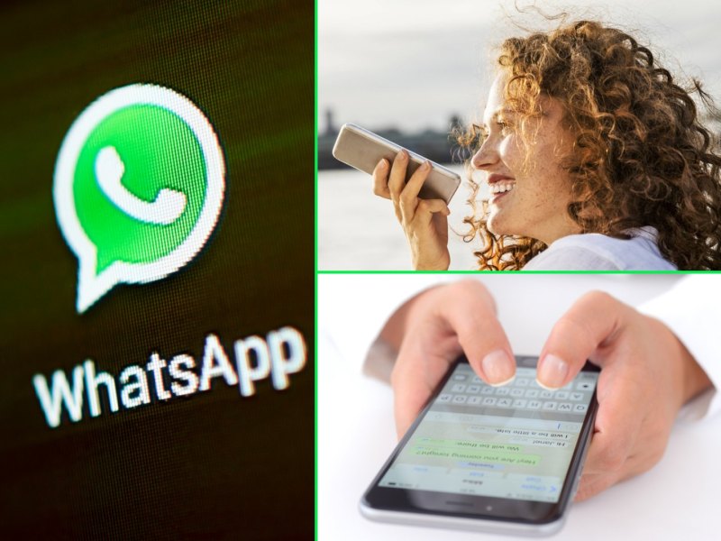 Collage zum Thema WhatsApp