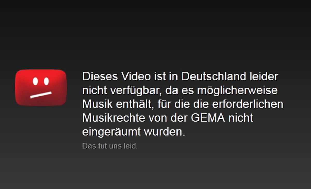 YouTube Ländersperre