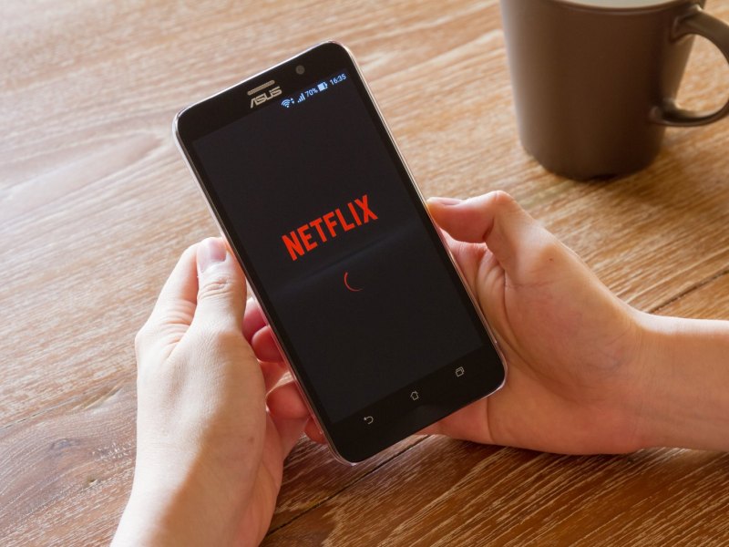 Netflix auf dem Handy.