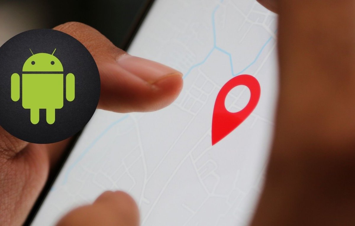 Android-Smartphone mit Standortortung