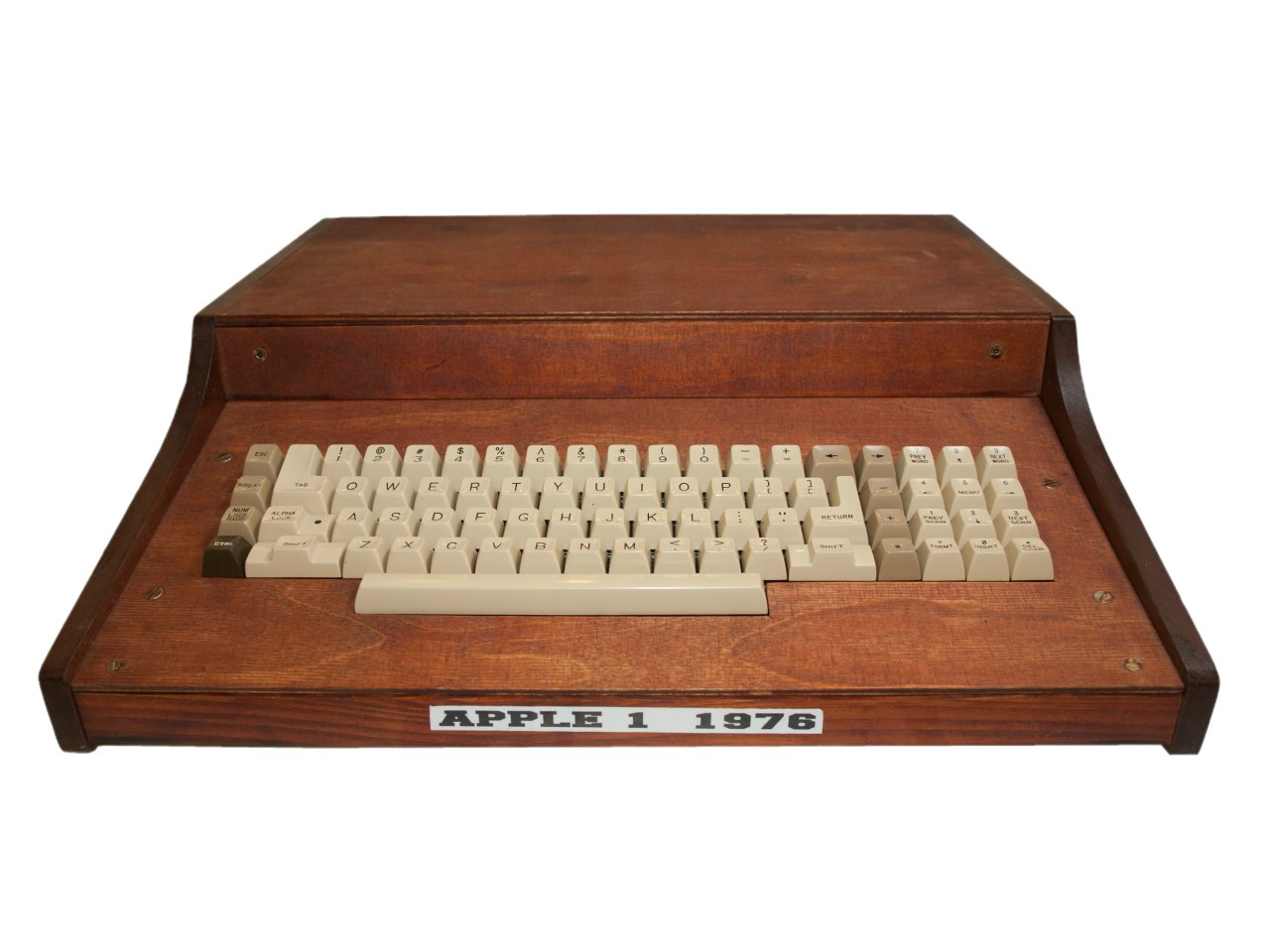Keyboards mussten wie andere Einzelteile für den Apple I separat gekauft, oder wie hier, gebastelt werden.