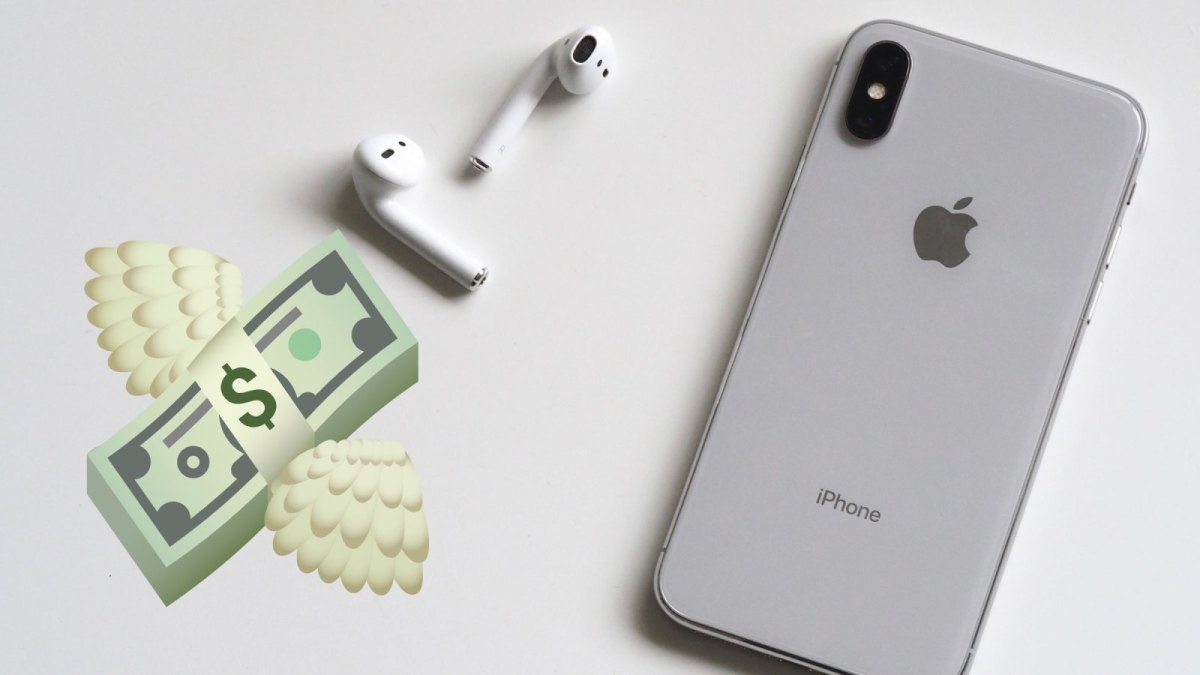 Apple iPhone und AirPods
