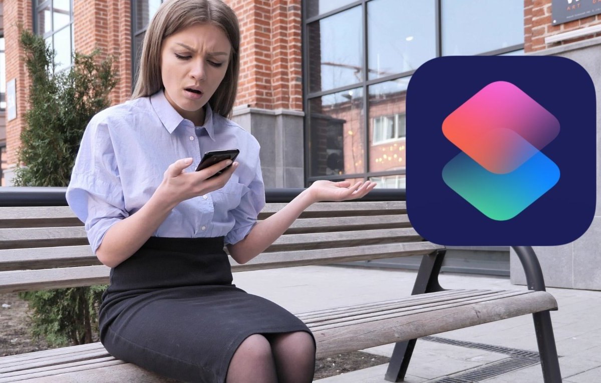 Frustrierte Frau mit Handy