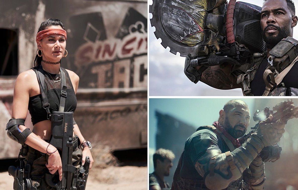 Drei Szenenbilder zu Army Of The Dead.