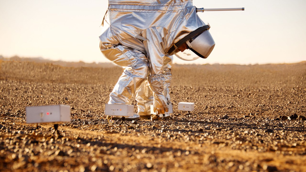 Verschiedene Teams werden die Gegebenheiten auf dem Mars in der Simulation testen.