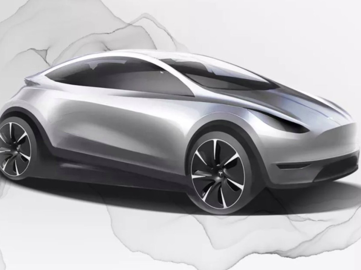 Skizze Tesla-Auto